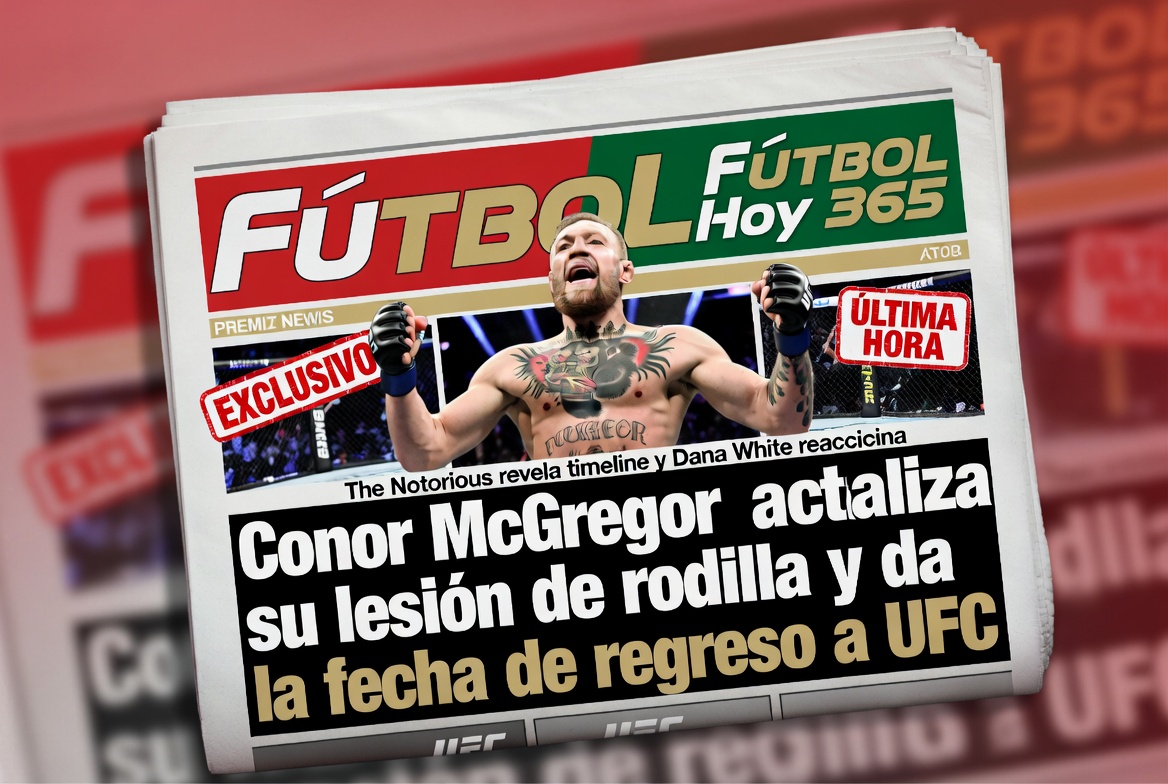 Conor McGregor actualiza su lesión de rodilla y da fecha de regreso a UFC