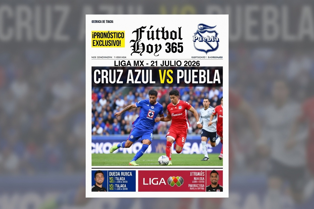 Cruz Azul vs Puebla Liga MX 21 Julio 2026