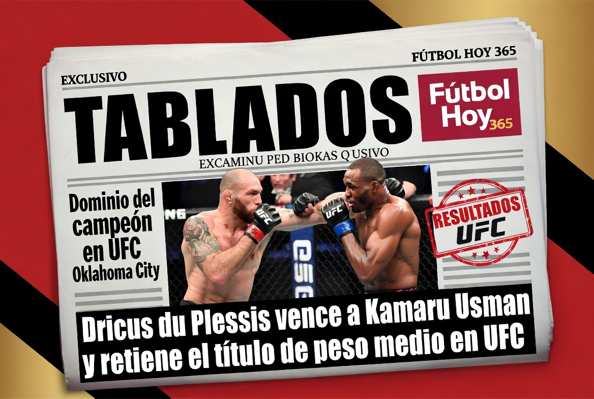 Dricus du Plessis vence a Kamaru Usman y retiene el título de peso medio en UFC