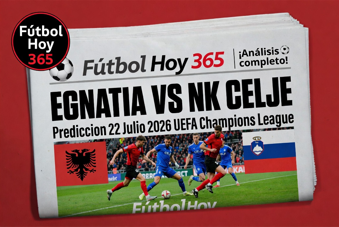 Egnatia vs NK Celje Prediccion 22 Julio 2026 UEFA Champions League