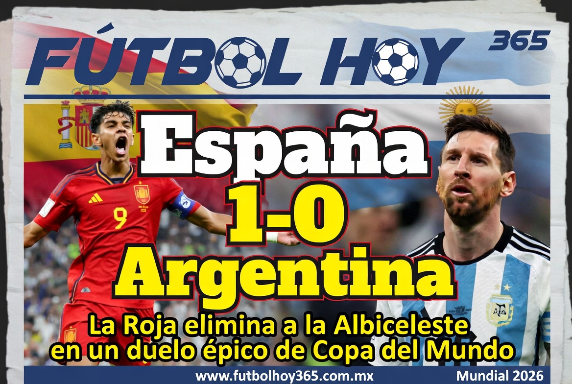 España 1-0 Argentina La Roja elimina a la Albiceleste en un duelo épico de Copa del Mundo