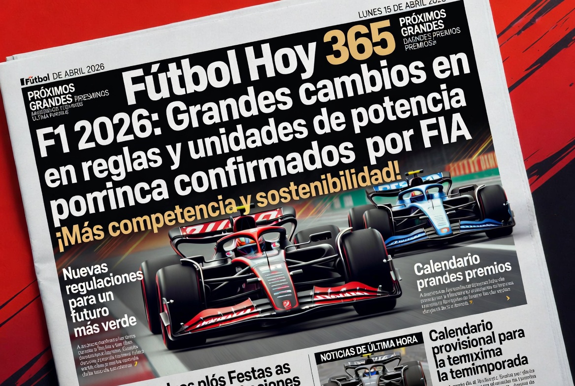 F1 2026 Grandes cambios en reglas y unidades de potencia confirmados por FIA