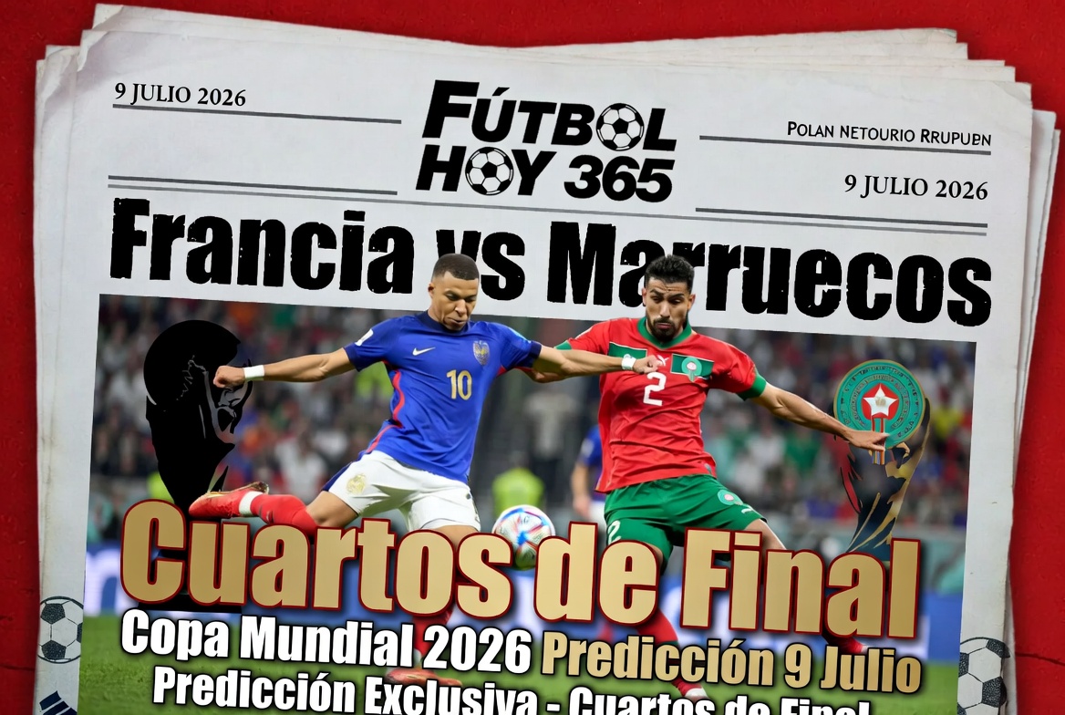 Francia vs Marruecos Cuartos de Final Copa Mundial 2026 Prediccion 9 Julio