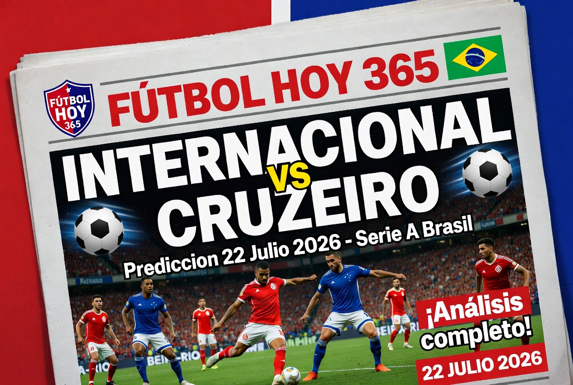 Internacional vs Cruzeiro Prediccion 22 Julio 2026 Serie A Brasil