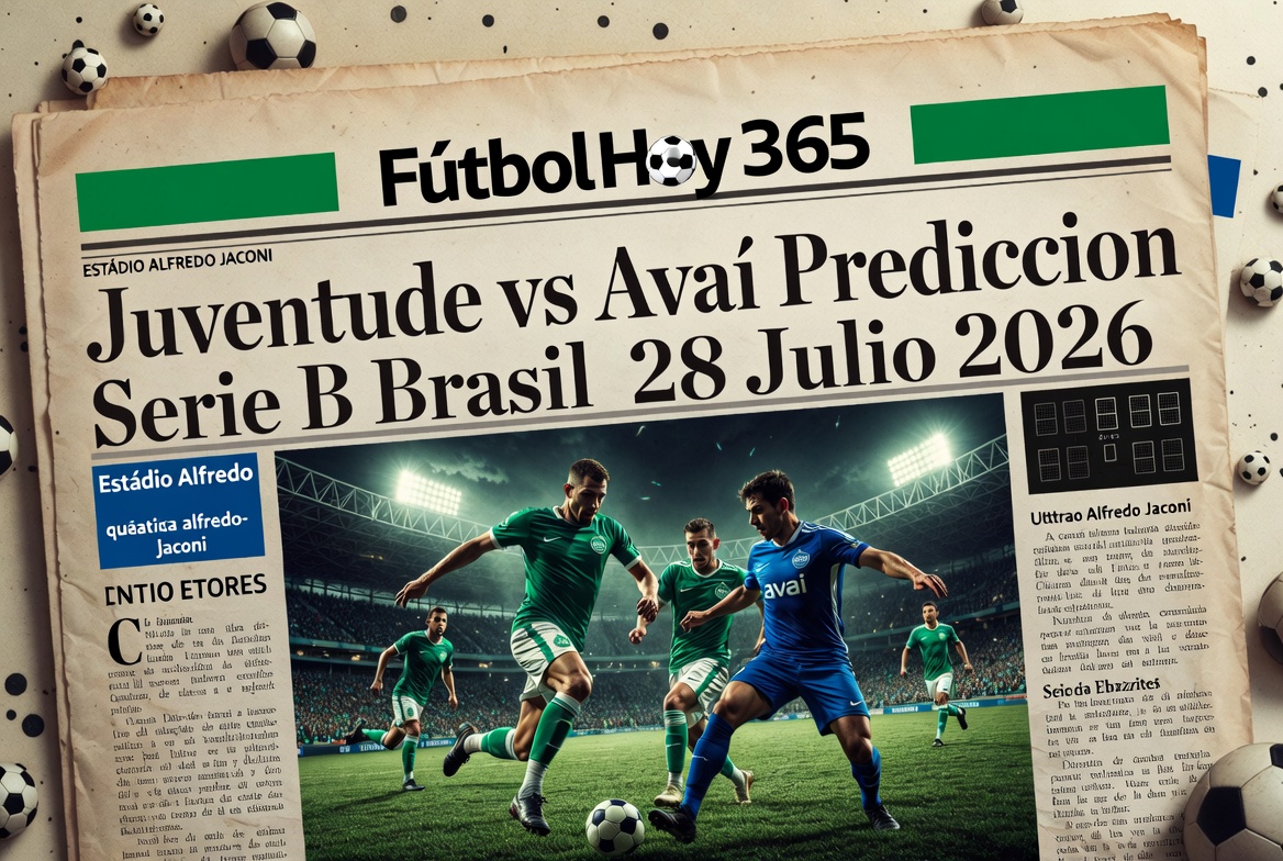 Juventude vs Avai Prediccion Serie B Brasil 28 Julio 2026