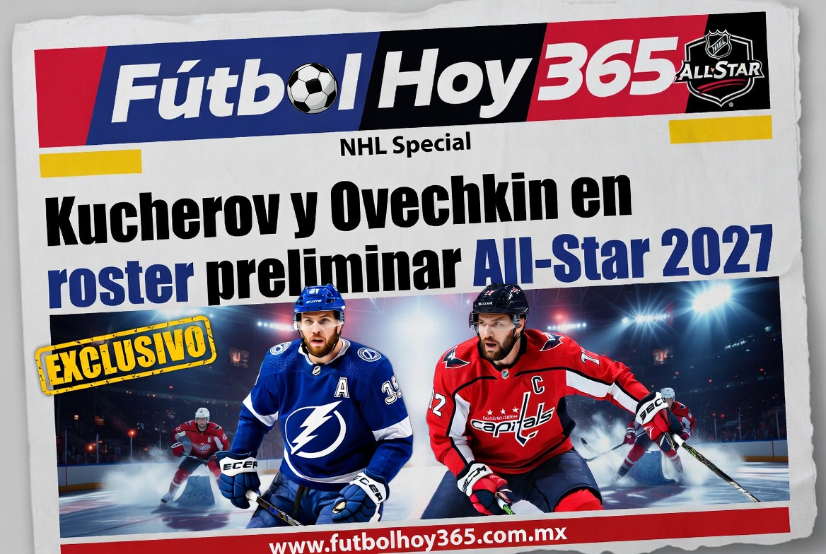 Kucherov y Ovechkin en roster preliminar All-Star 2027