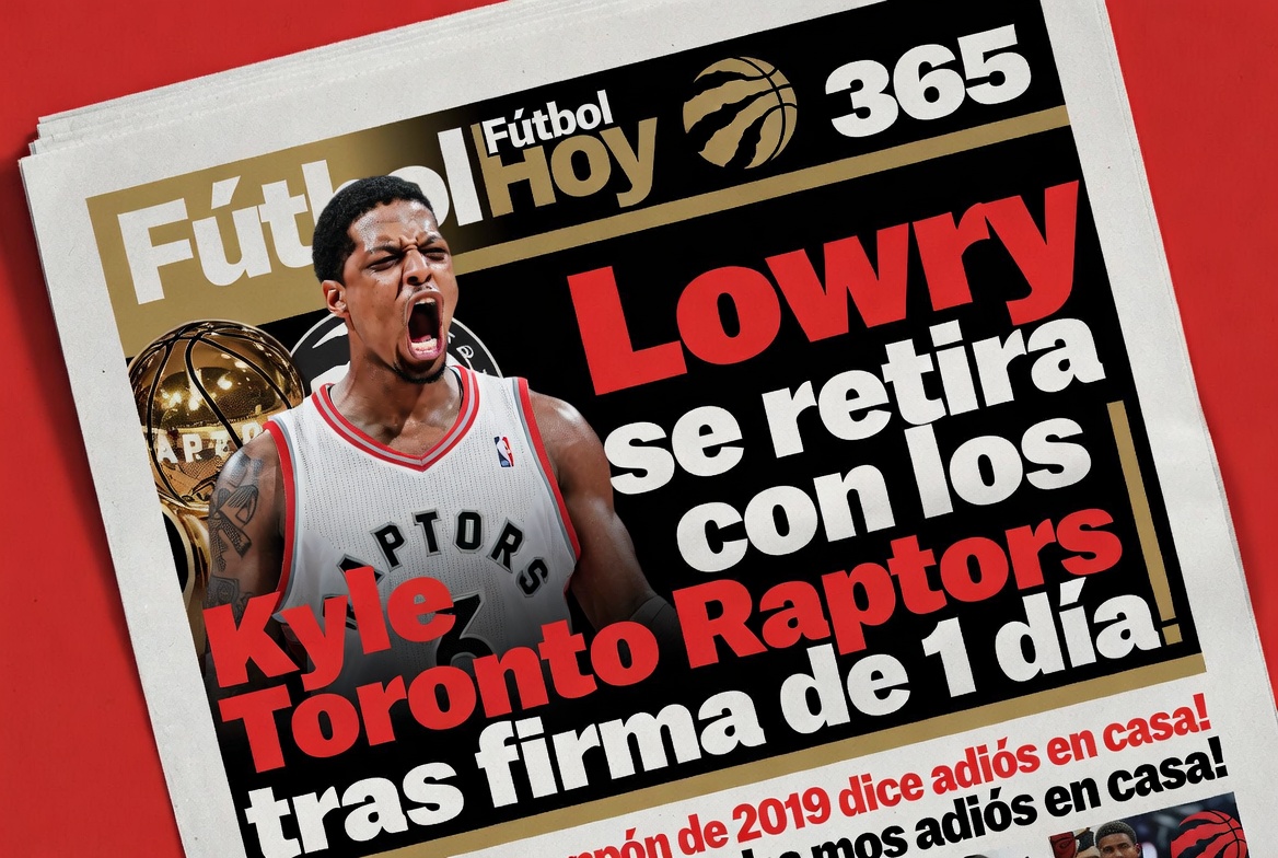Kyle Lowry se retira con los Toronto Raptors tras firma de 1 díaKyle Lowry se retira con los Toronto Raptors tras firma de 1 día