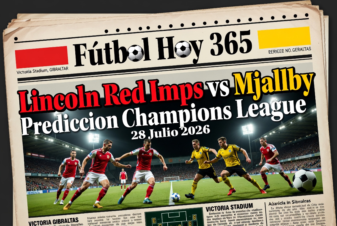 Lincoln Red Imps vs Mjallby Prediccion Champions League 28 Julio 2026