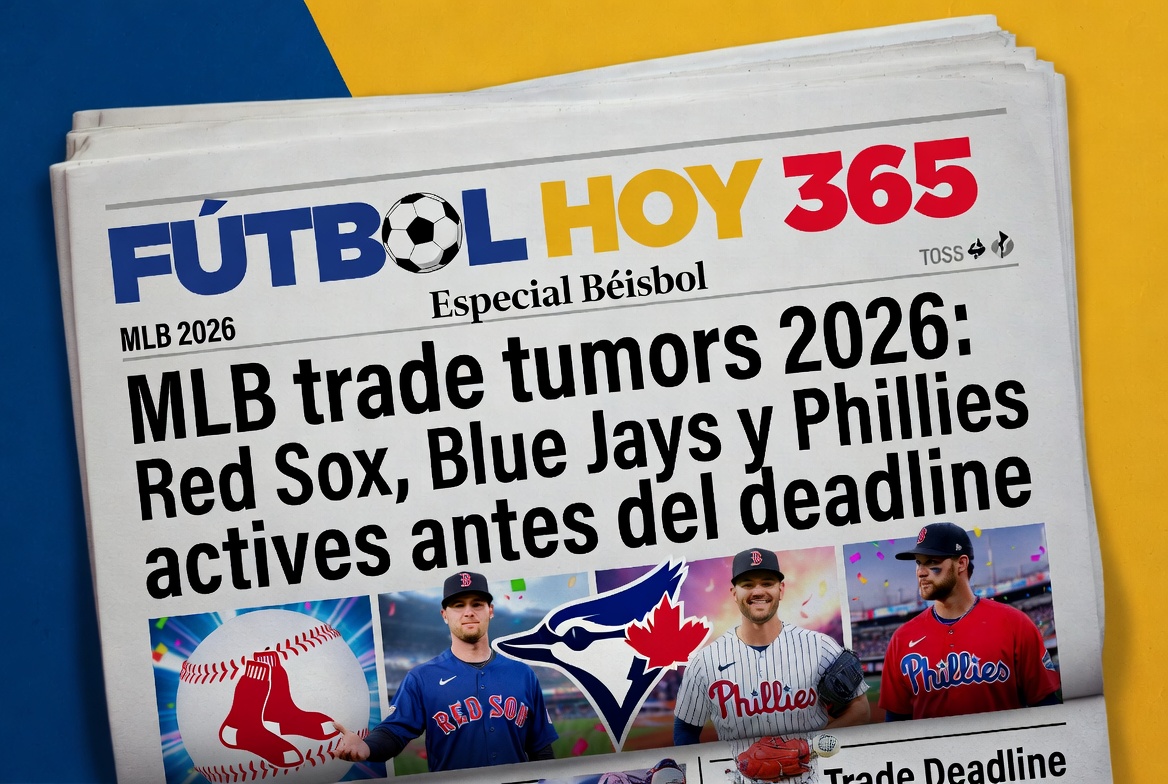 MLB trade rumors 2026 Red Sox, Blue Jays y Phillies activos antes del deadline