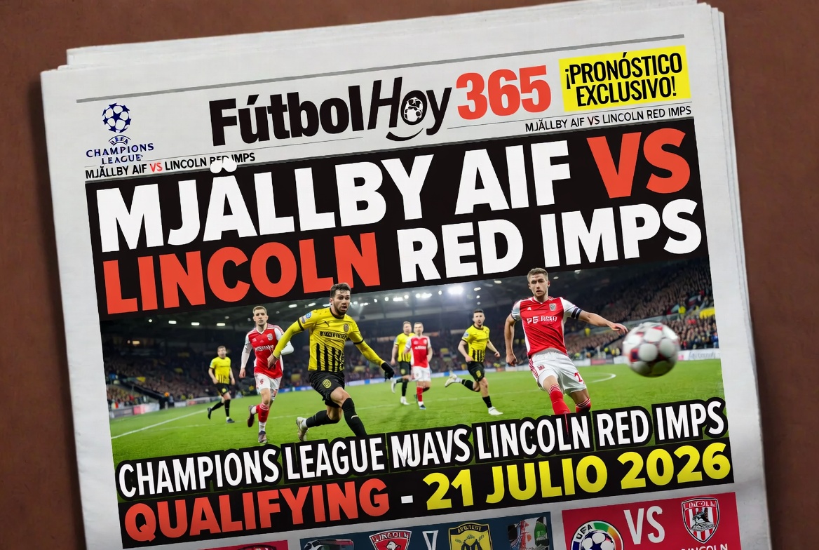 Mjallby AIF vs Lincoln Red Imps Champions League 21 Julio 2026