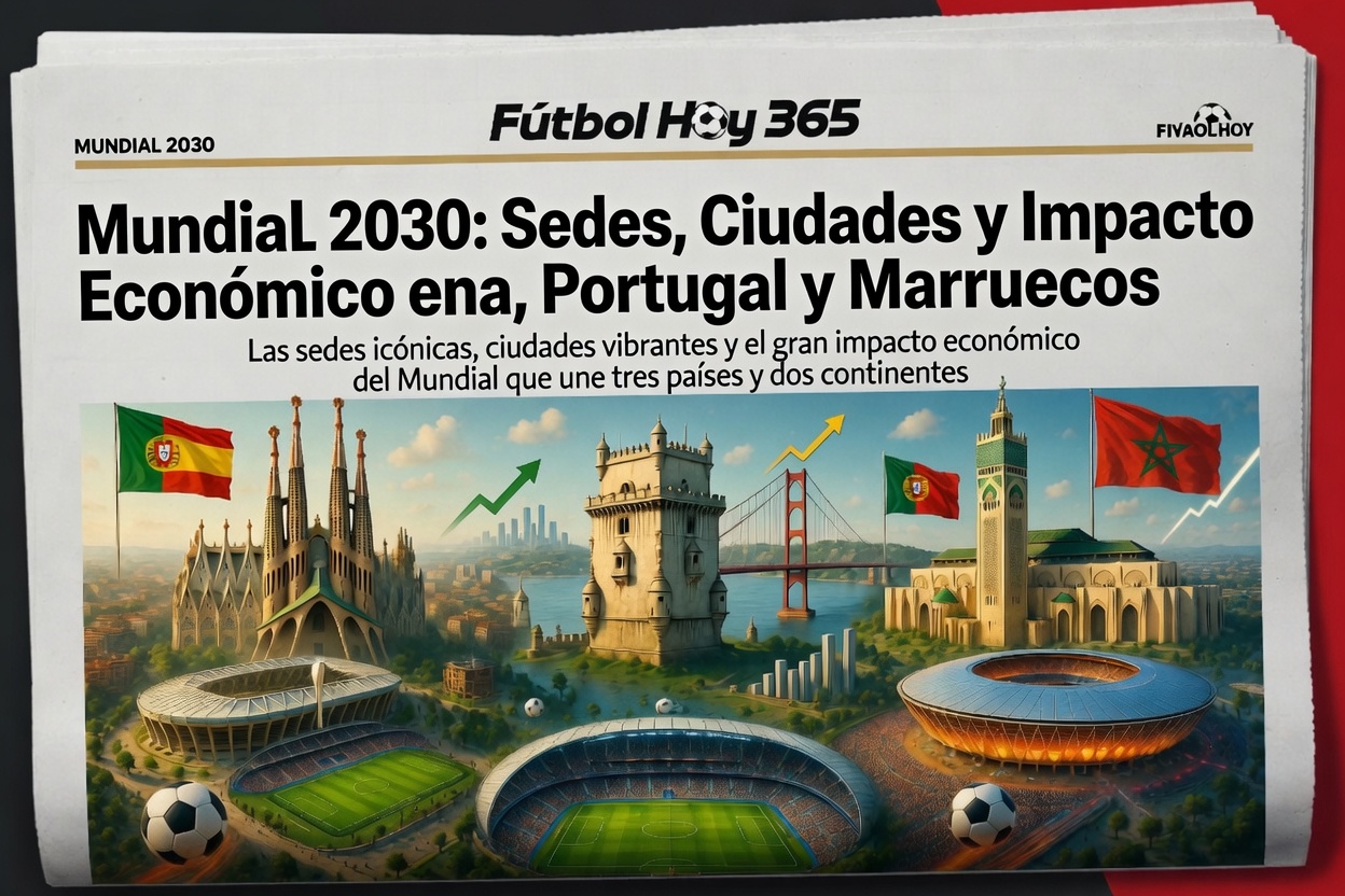 Mundial 2030 Sedes, Ciudades y Impacto Económico en España, Portugal y Marruecos
