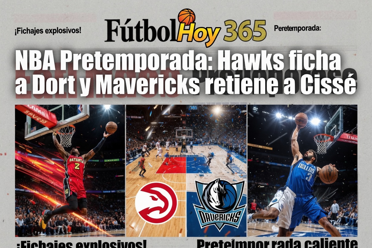 NBA Pretemporada Hawks ficha a Dort y Mavericks retiene a Cissé