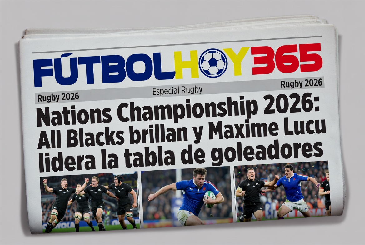 Nations Championship 2026 All Blacks brillan y Maxime Lucu lidera la tabla de goleadores