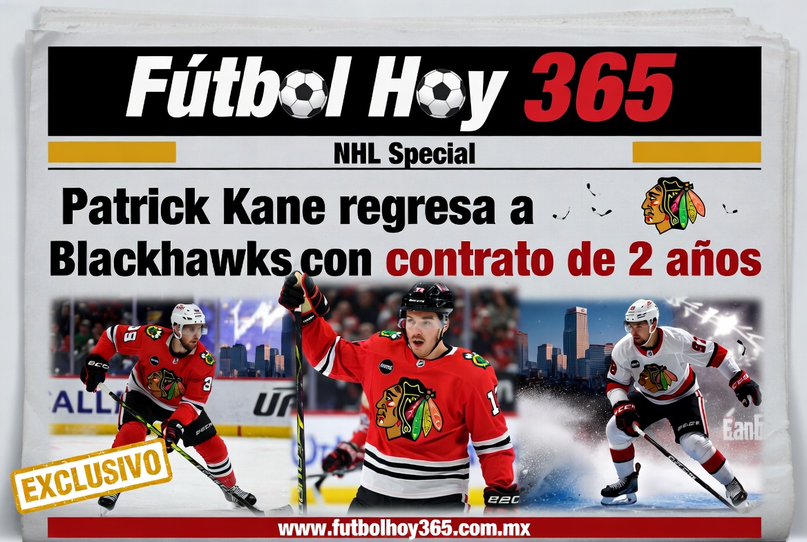 Patrick Kane regresa a Blackhawks con contrato de 2 años