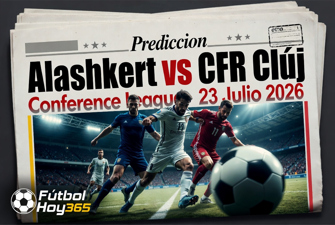 Prediccion Alashkert vs CFR Cluj Conference League 23 Julio 2026