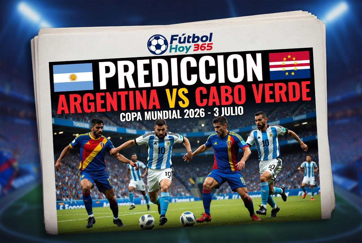 Prediccion Argentina vs Cabo Verde Copa Mundial 2026 3 julio
