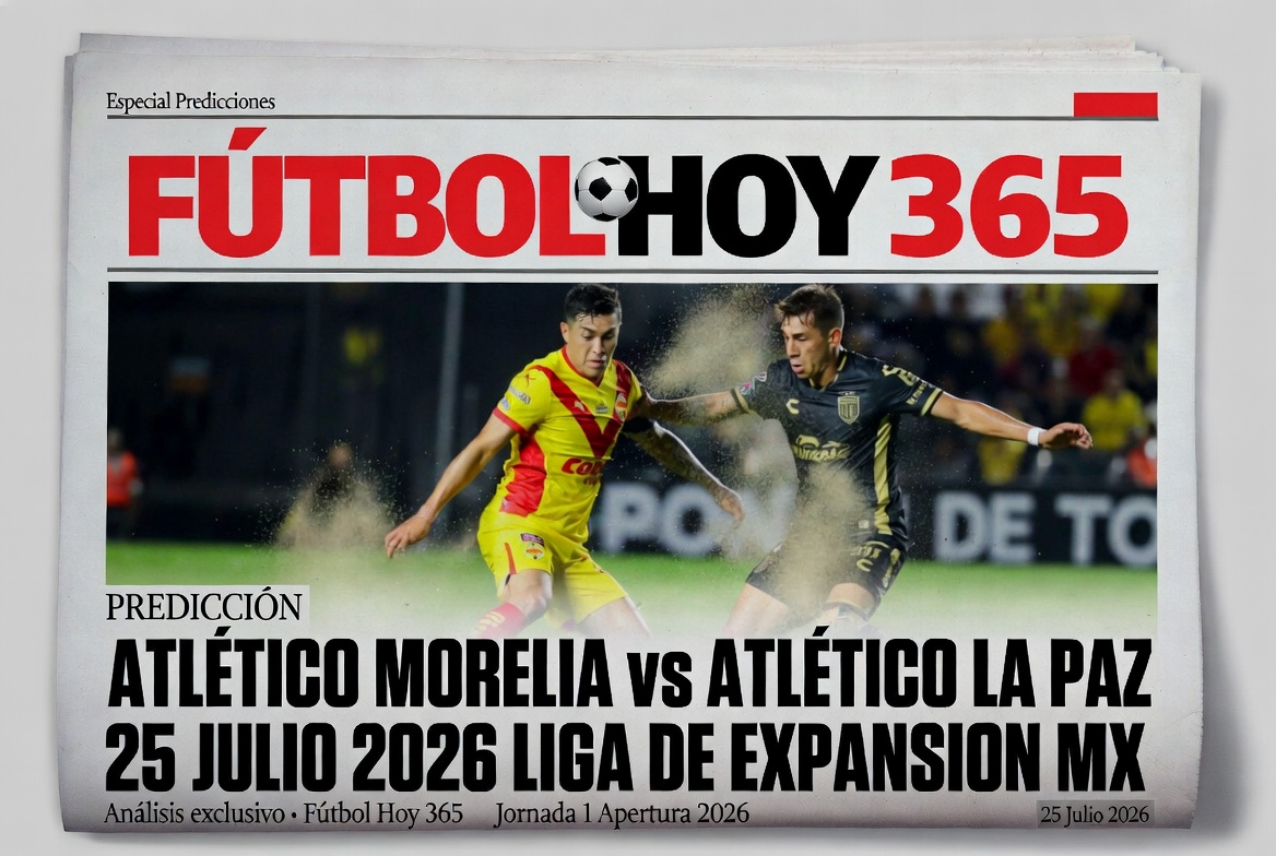 Prediccion Atletico Morelia vs Atletico La Paz 25 Julio 2026 Liga de Expansion MX