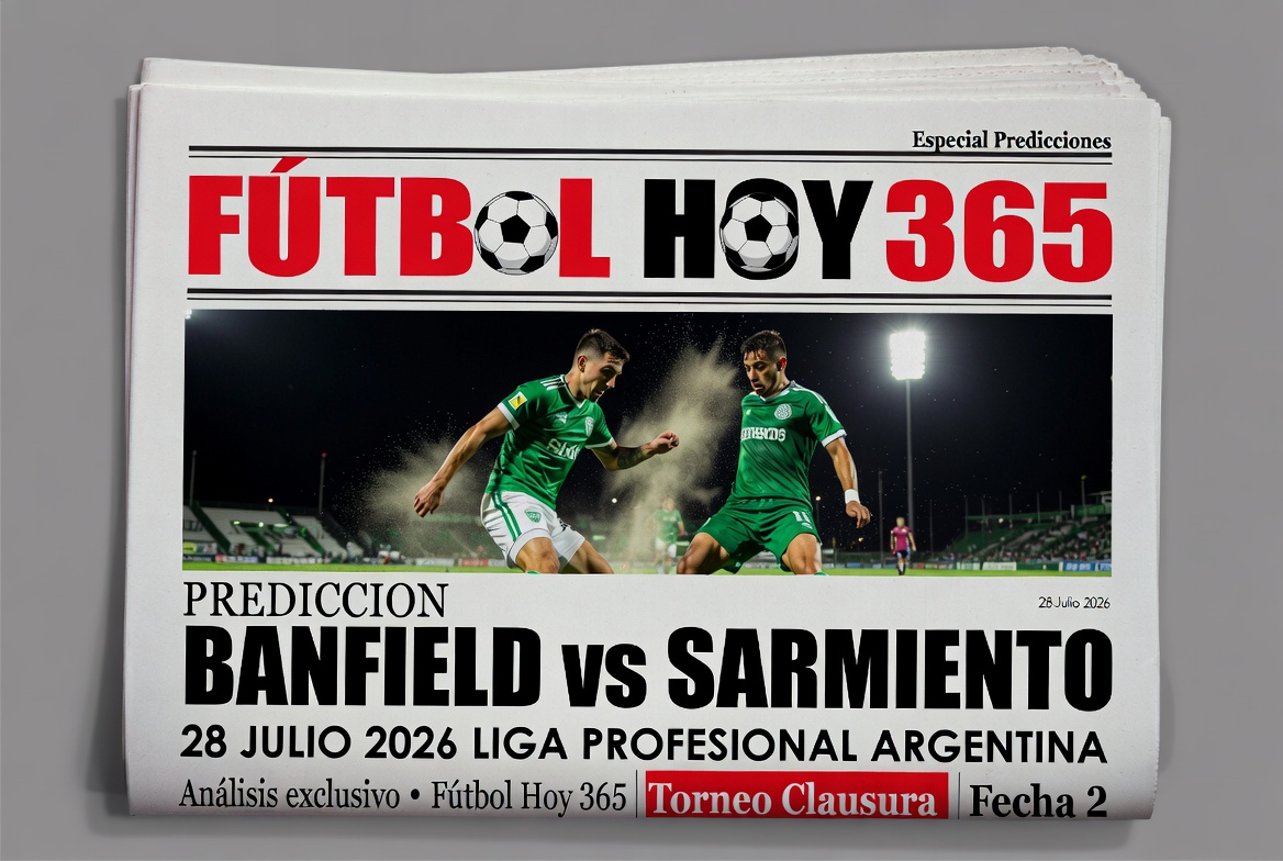 Prediccion Banfield vs Sarmiento 28 Julio 2026 Liga Profesional Argentina