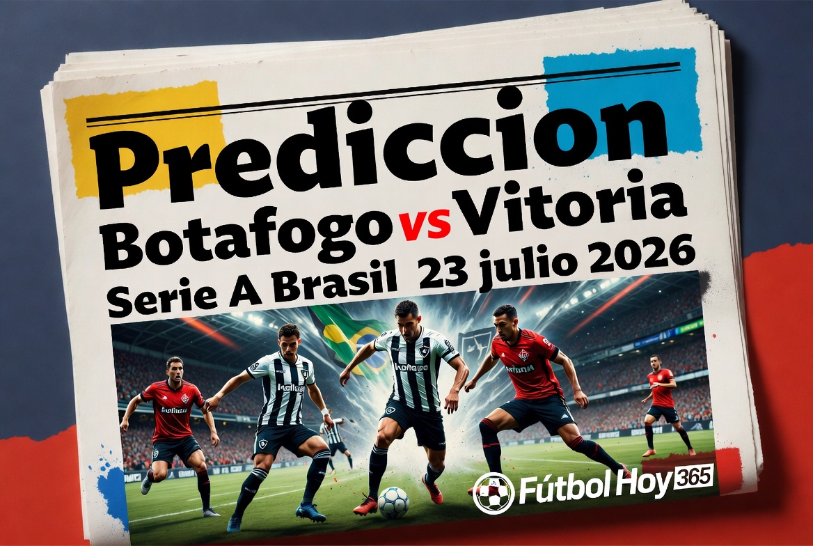 Prediccion Botafogo vs Vitoria Serie A Brasil 23 julio 2026