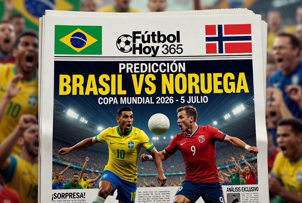 Prediccion Brasil vs Noruega Copa Mundial 2026 5 julio