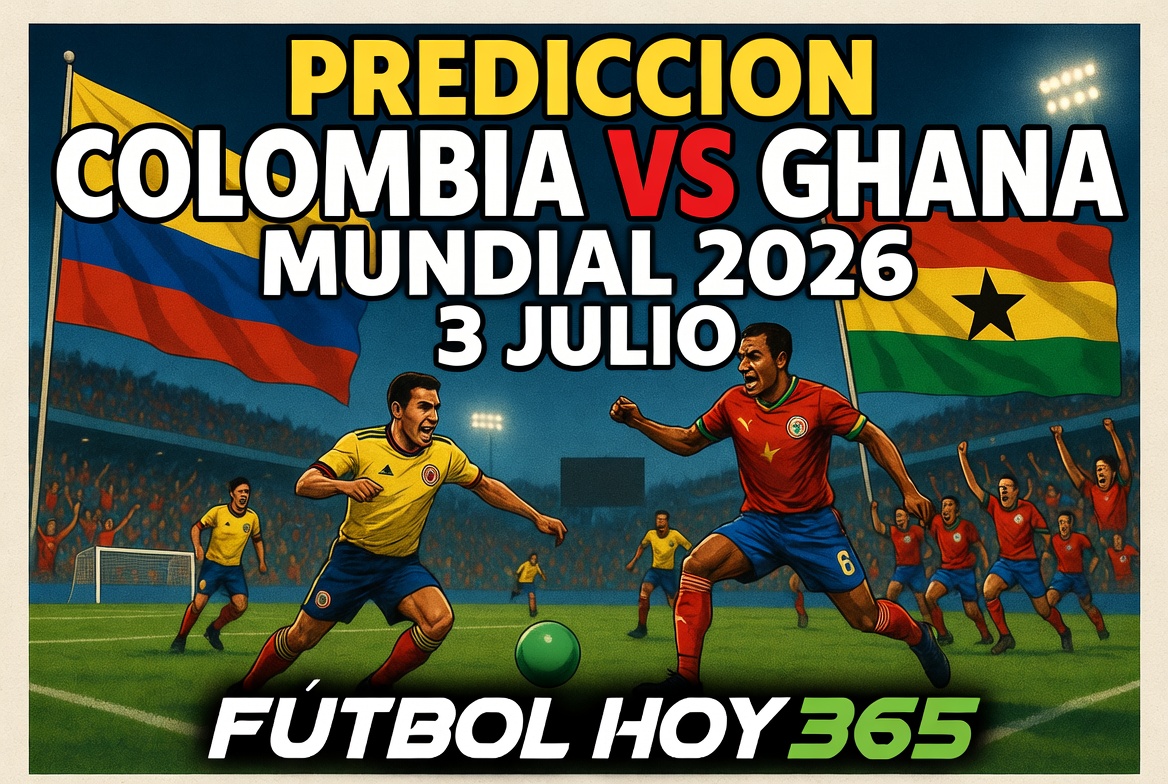 Prediccion Colombia vs Ghana Mundial 2026 3 julio