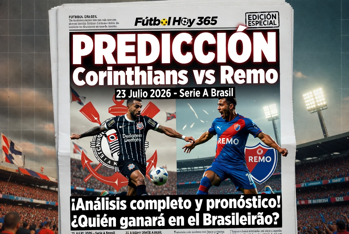 Prediccion Corinthians vs Remo 23 Julio 2026 Serie A Brasil
