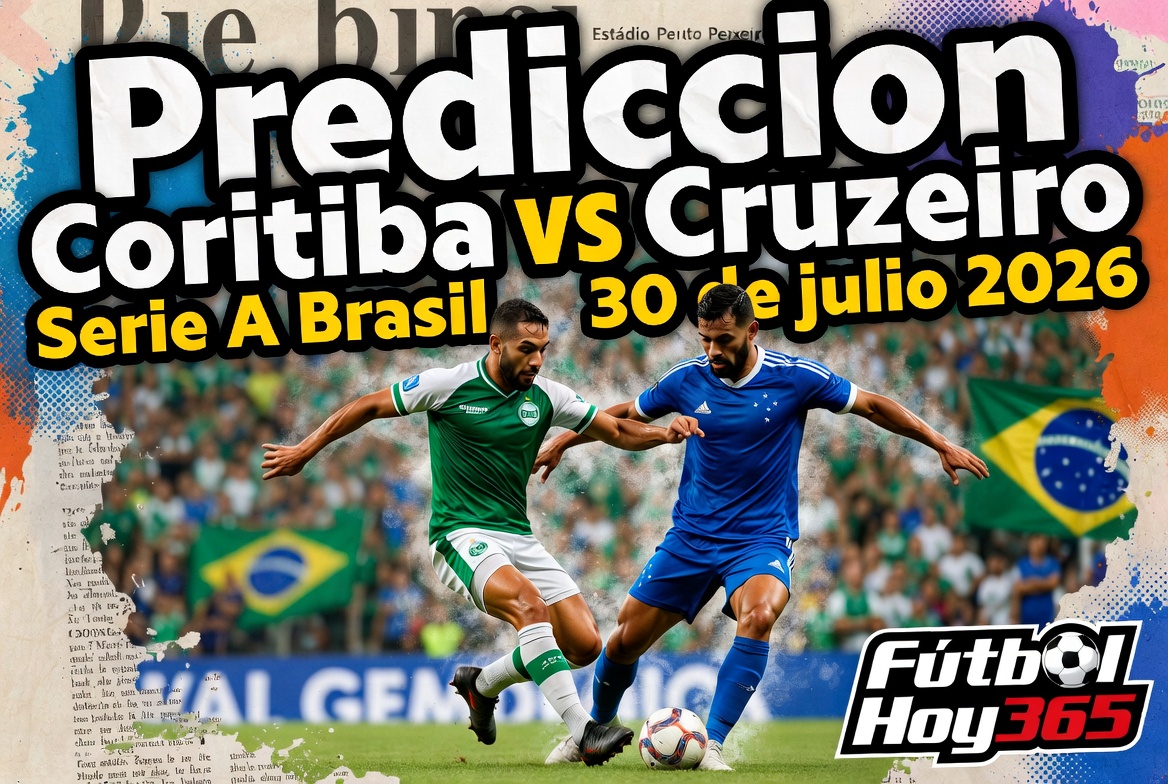 Prediccion Coritiba vs Cruzeiro Serie A Brasil 30 de julio 2026