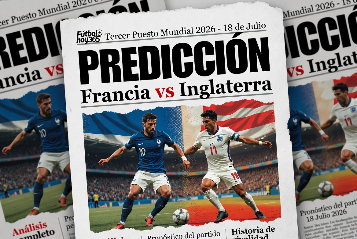 Prediccion Francia vs Inglaterra Tercer Puesto Mundial 2026 18 de Julio