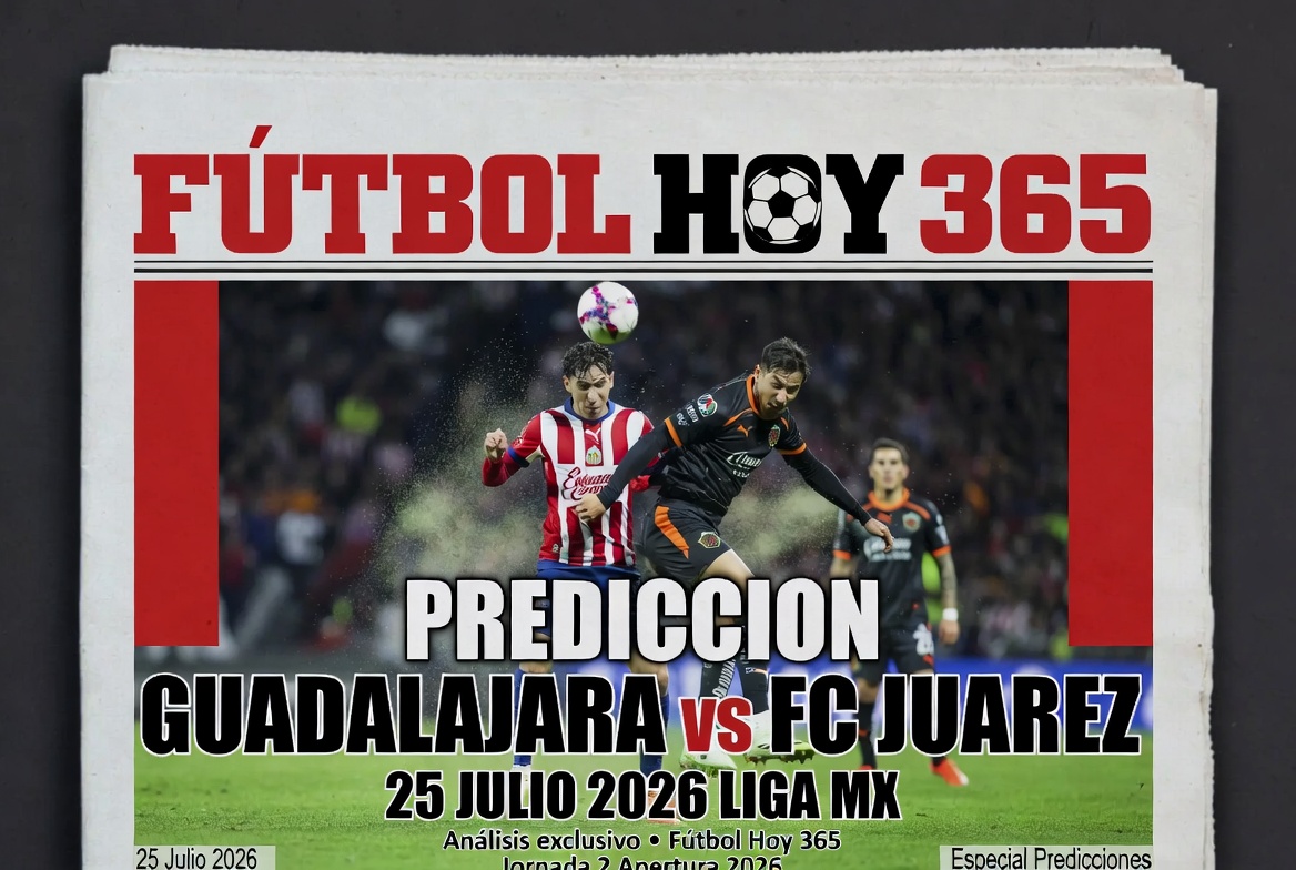Prediccion Guadalajara vs FC Juarez 25 Julio 2026 Liga MX