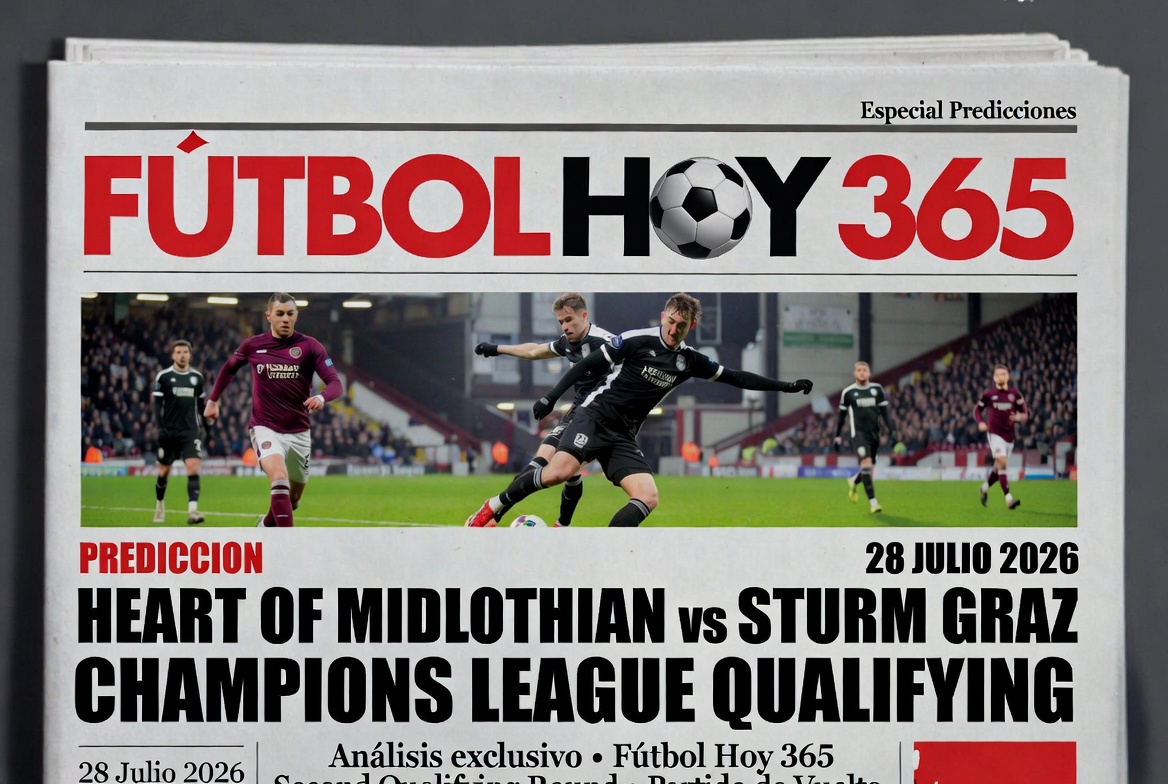 Prediccion Heart of Midlothian vs Sturm Graz 28 Julio 2026 Champions League Qualifying