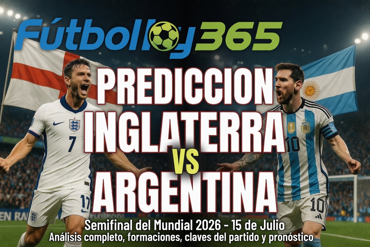 Prediccion Inglaterra vs Argentina Semifinal del Mundial 2026 15 de Julio