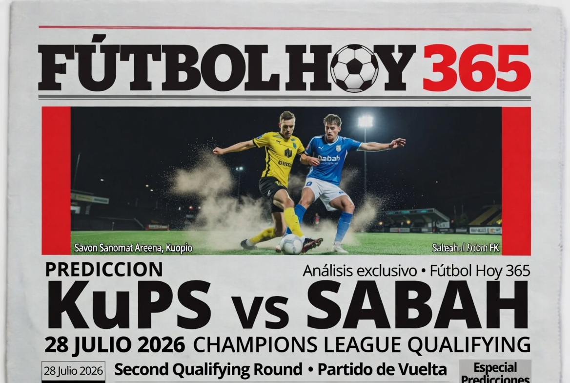 Prediccion KuPS vs Sabah 28 Julio 2026 Champions League Qualifying