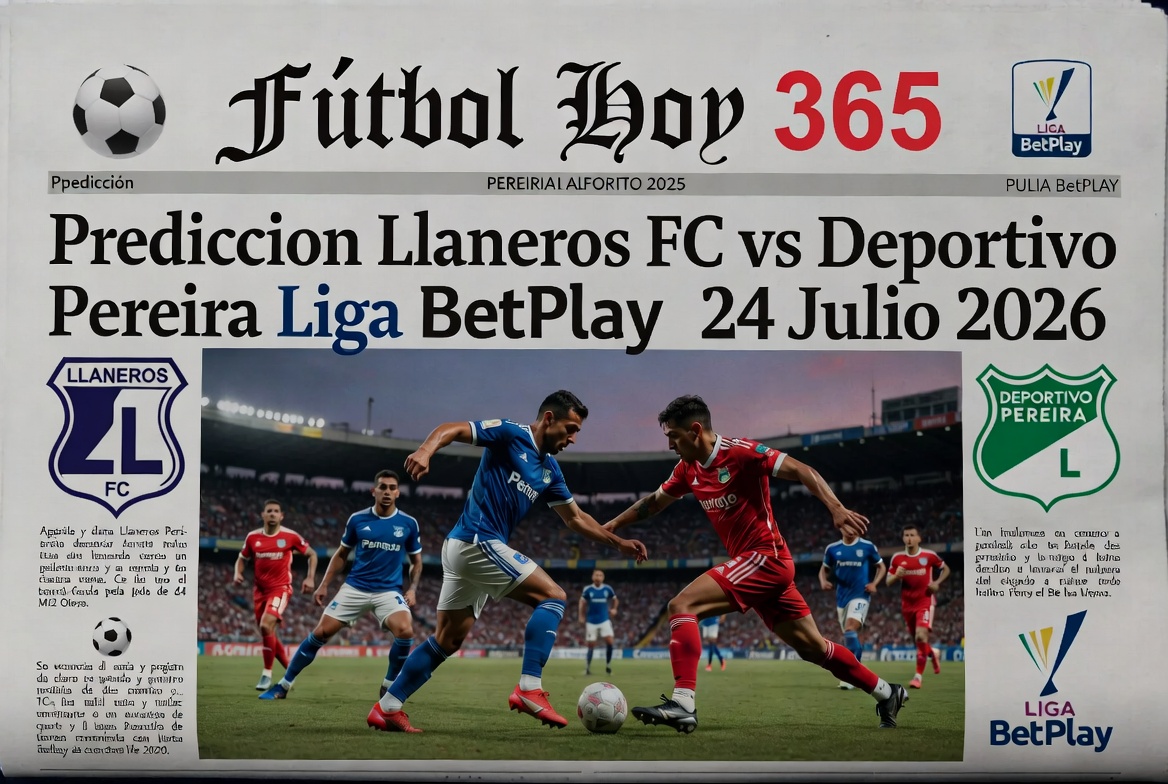 Prediccion Llaneros FC vs Deportivo Pereira Liga BetPlay 24 Julio 2026