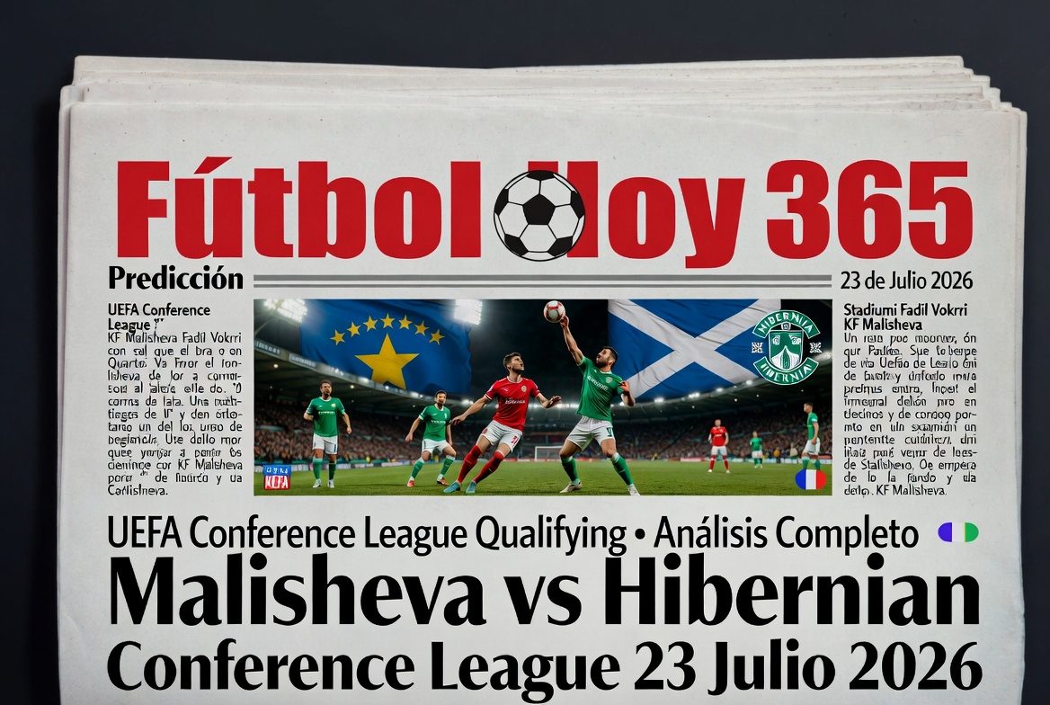 Prediccion Malisheva vs Hibernian Conference League 23 Julio 2026