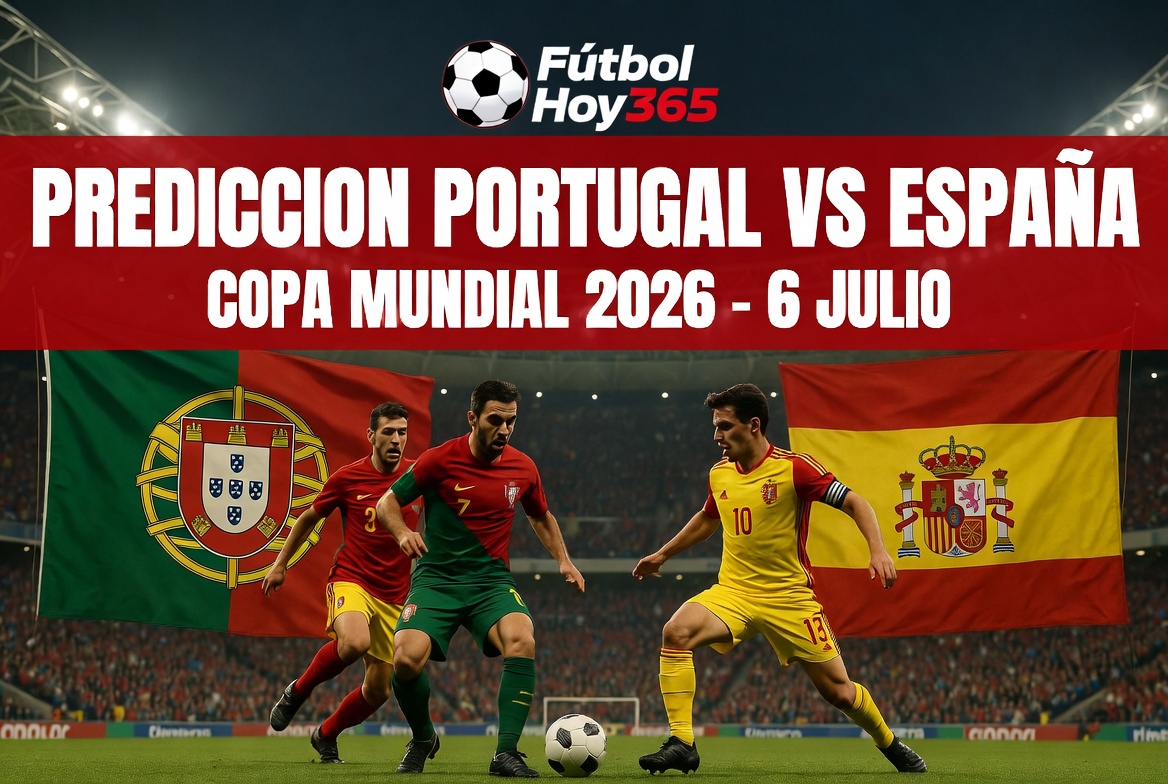 Prediccion Portugal vs Espana Copa Mundial 2026 6 julio