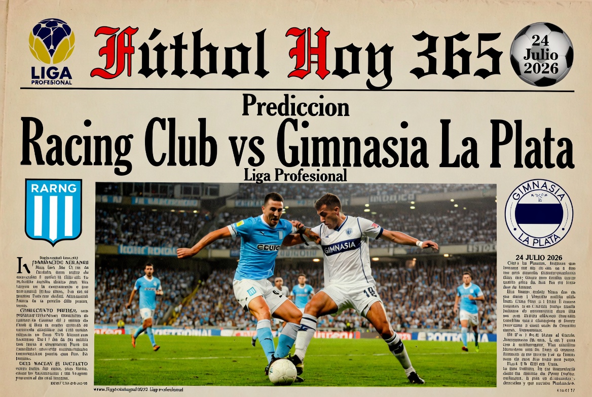Prediccion Racing Club vs Gimnasia La Plata Liga Profesional 24 Julio 2026
