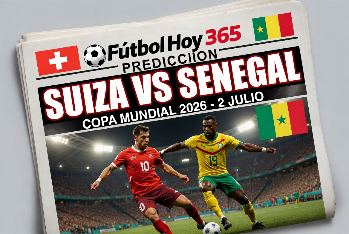 Prediccion Suiza vs Senegal Copa Mundial 2026 2 julio