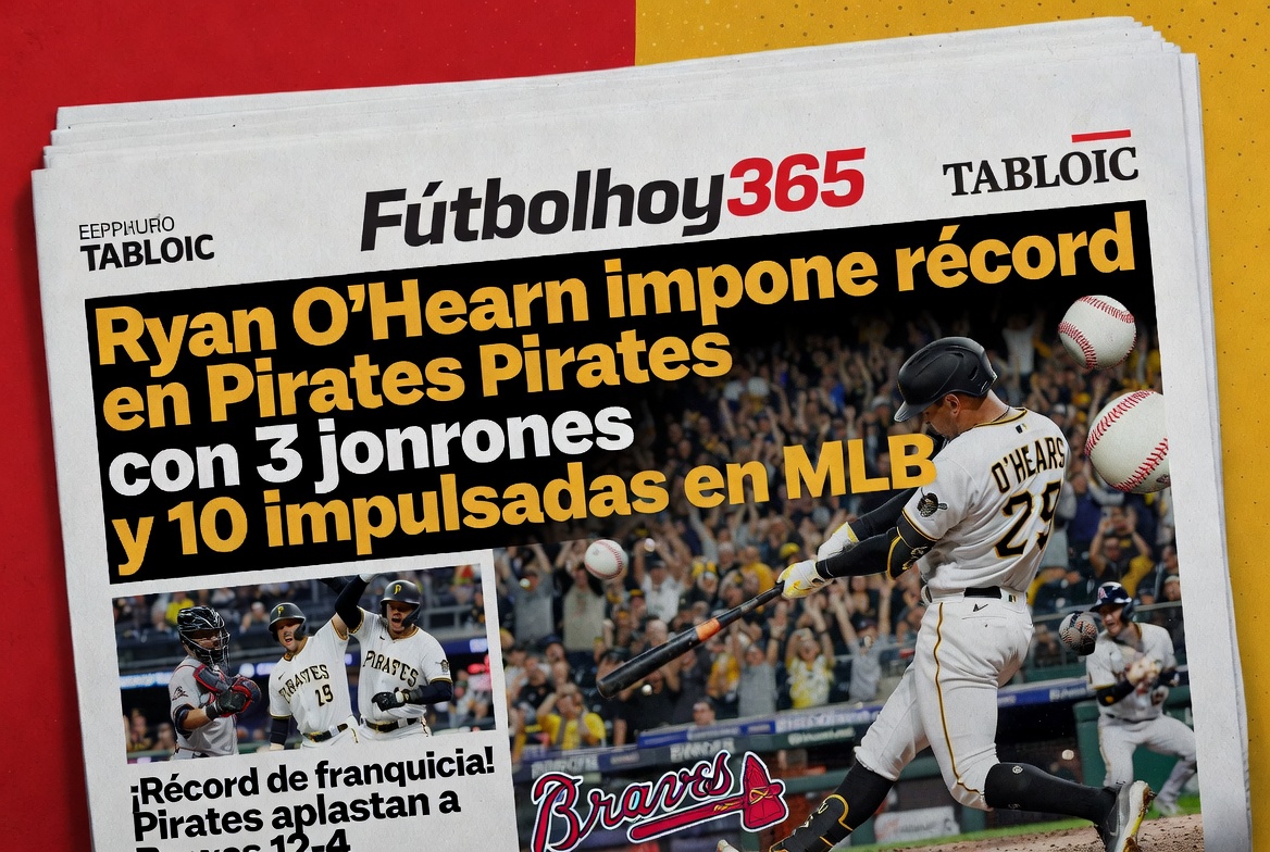 Ryan O'Hearn impone récord en Pirates con 3 jonrones y 10 impulsadas en MLB