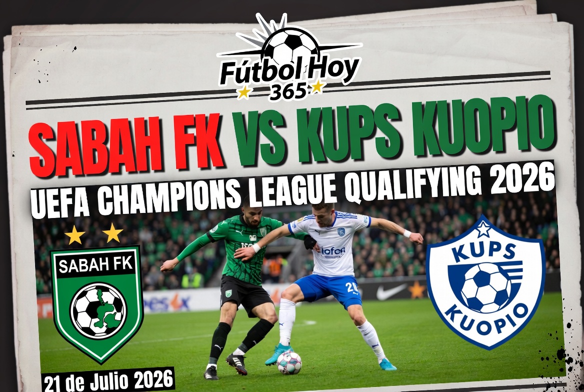 Sabah FK vs KuPS Kuopio UEFA Champions League Qualifying 2026