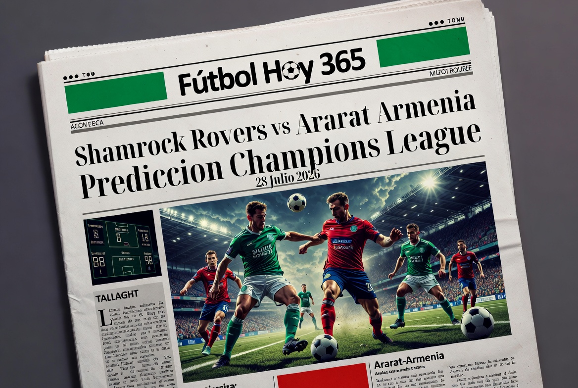 Shamrock Rovers vs Ararat Armenia Prediccion Champions League 28 Julio 2026