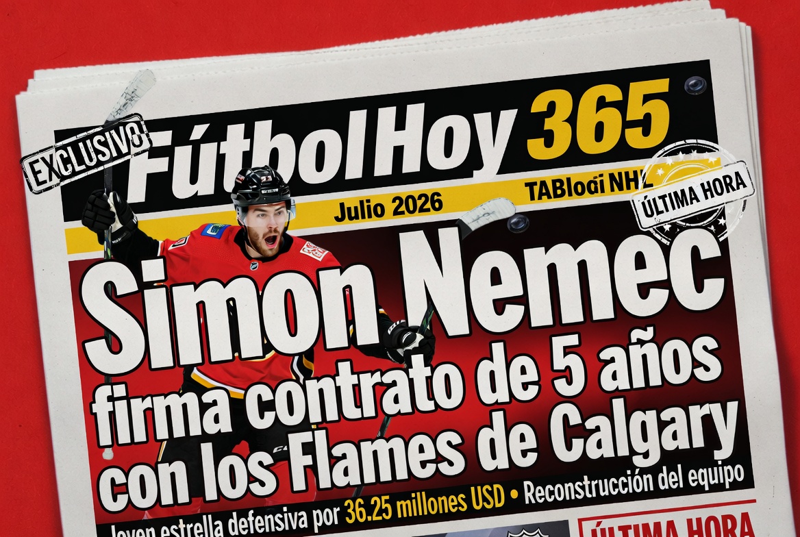 Simon Nemec firma contrato de 5 años con los Flames de Calgary