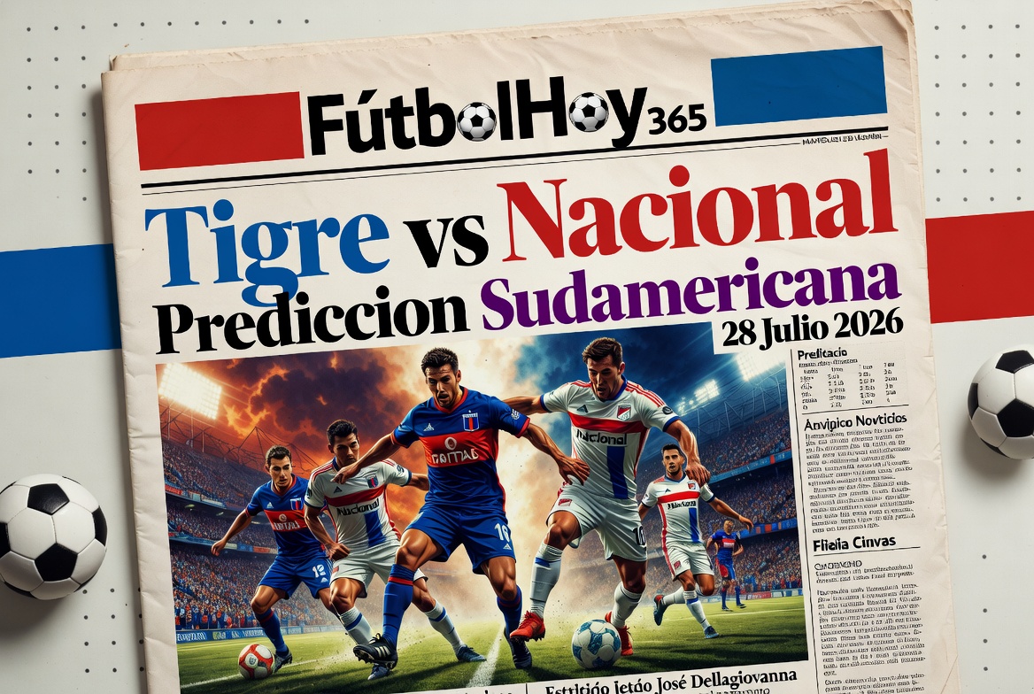 Tigre vs Nacional Prediccion Sudamericana 28 Julio 2026