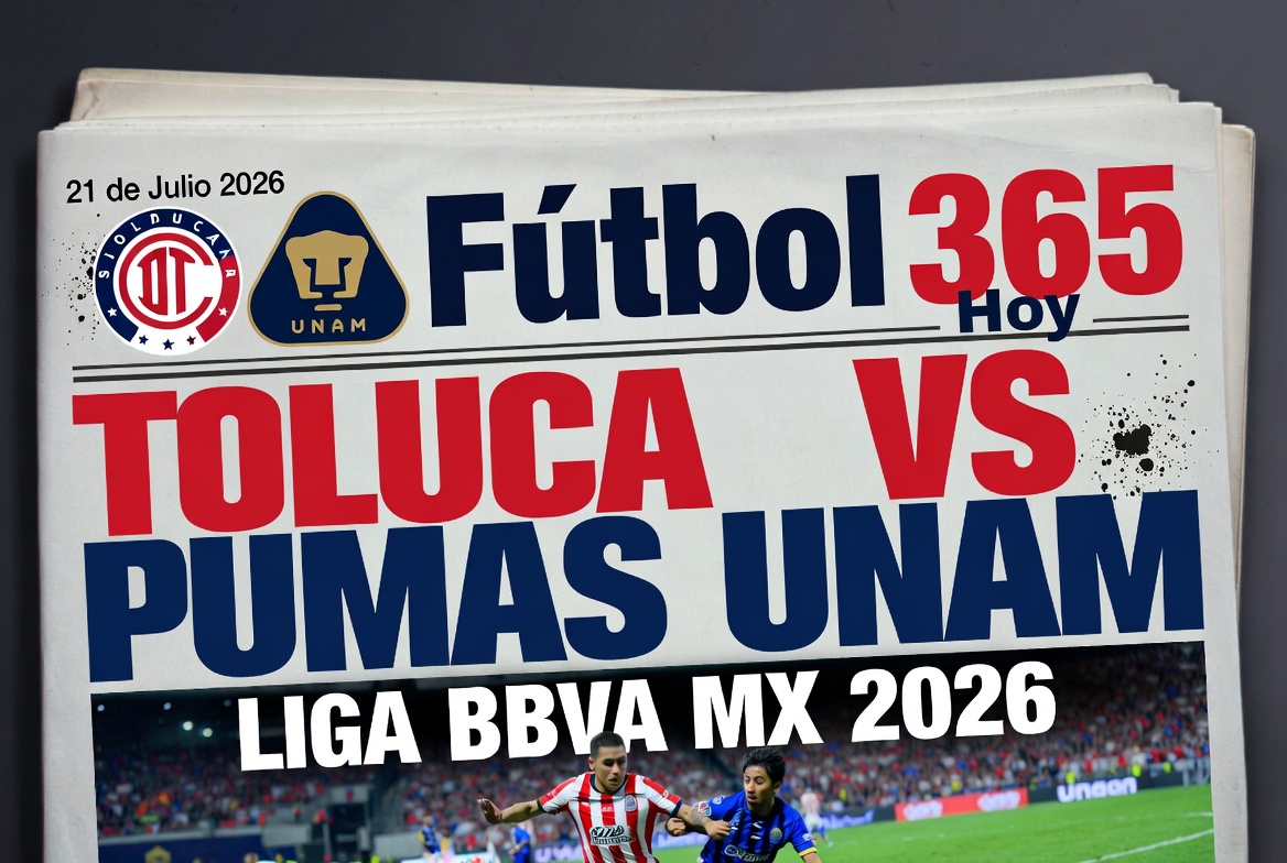 Toluca vs Pumas UNAM Liga BBVA MX 2026