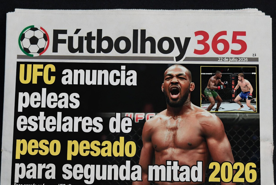UFC anuncia peleas estelares de peso pesado para segunda mitad 2026