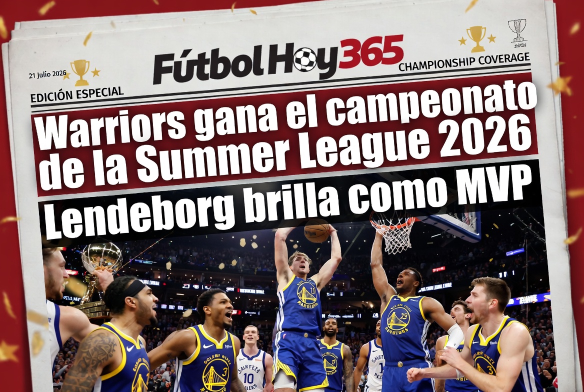 Warriors gana el campeonato de la Summer League 2026 Lendeborg brilla como MVP